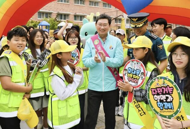 이상일 용인특례시장, 남곡초등학교 교...