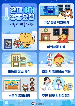 행정안전부, 한파쉼터부터 고속도로 제설까지, 올겨울 한파·대설 선제적으로 대비한다