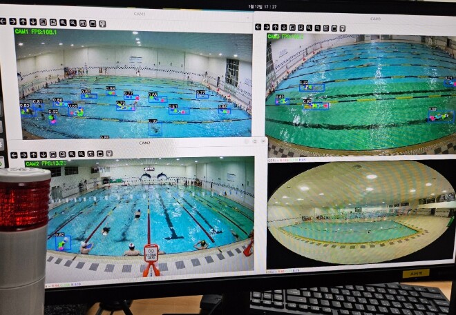 화성도시공사, 수영장 안전도 AI로 ...