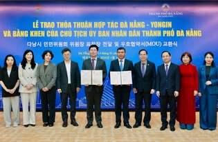이상일 용인특례시장, 베트남 다낭시청 방문해 우호협약 체결