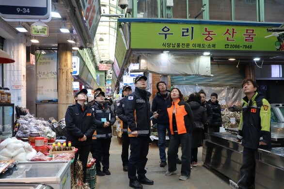 광명소방서, 광명전통시장 화재예방을 ...