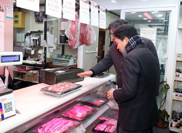 신병대 청주부시장, 설맞이 전통시장 ...