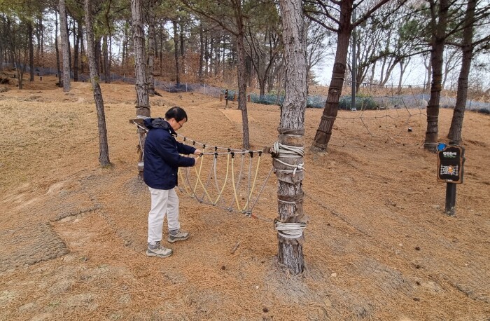 금산군, 동절기 유아숲체험원 안전점검...