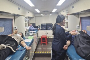 나주시, 단체 헌혈 행사 성황…생명 나눔 문화