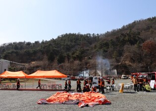 나주소방서, 산불 화재 대응 긴급구조통제단 불시가동훈련 실시