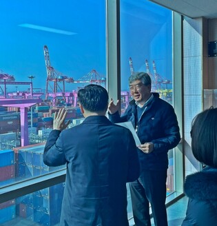 인천항만공사, 중동 상황 대응‘컨’터미널 긴급 현장점검 실시