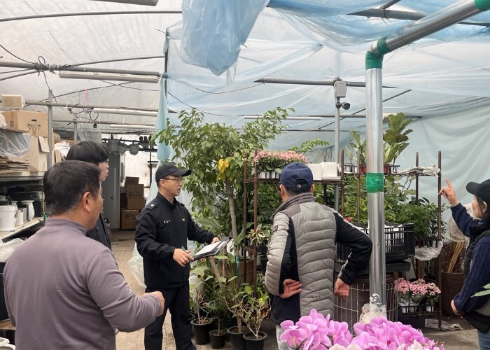 광명소방서, 봄철 비닐하우스 화재위험...