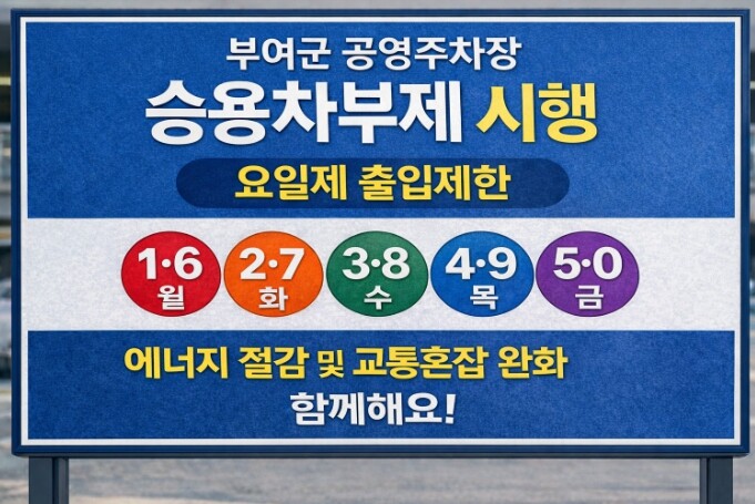 부여군, 지역안보위기 대응 ‘승용차부...