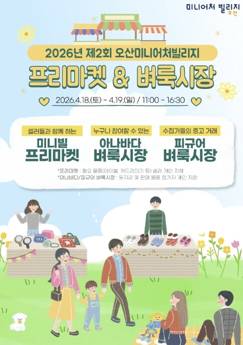 오산미니어처빌리지, 4월 18~19일...