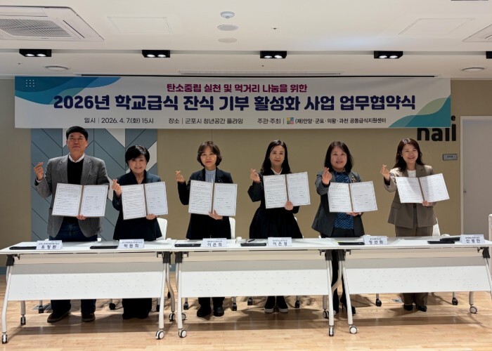 군포의왕교육지원청, 학교급식 잔식 기...